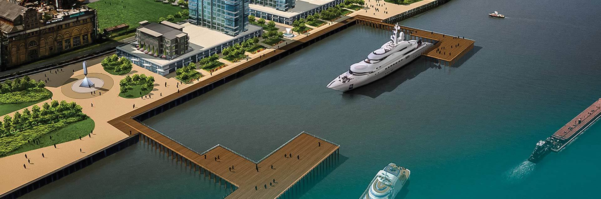 Artist's Rendition of New Orleans Marina