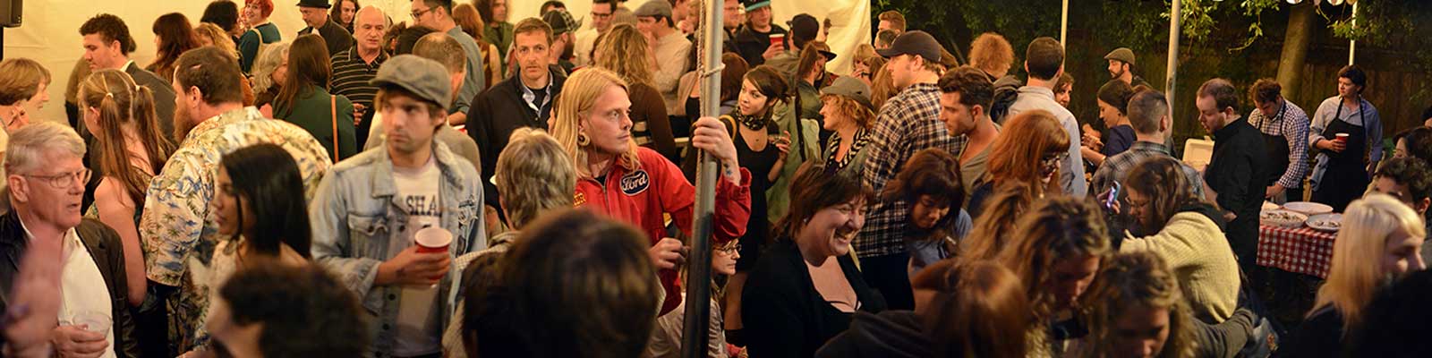 People at an Outdoor Party Enjoying Themselves