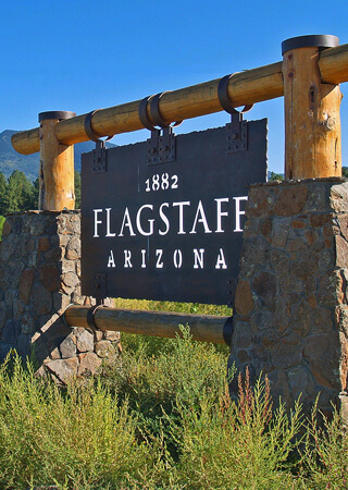 Flagstaff Arizona Sign, 1882